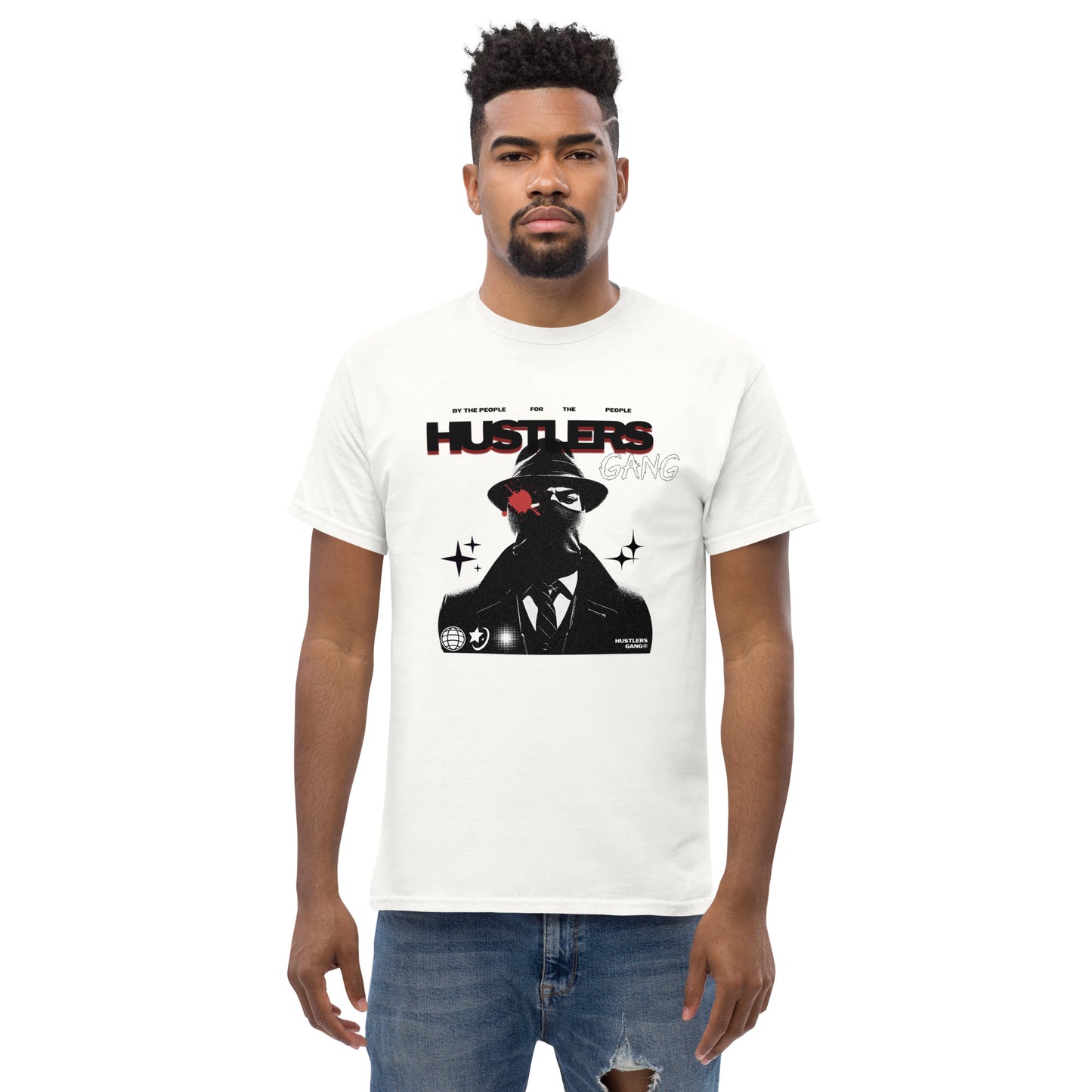 Hustlers Gang Unisex classic white tee