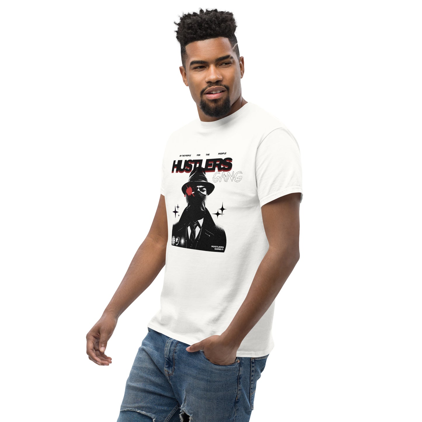 Hustlers Gang Unisex classic white tee